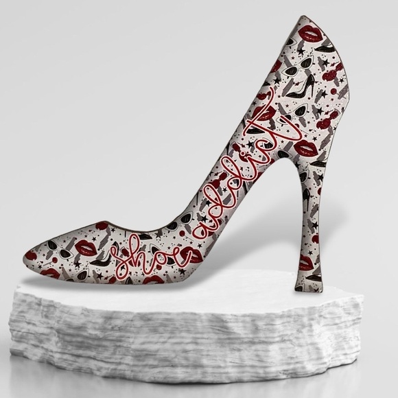 Variety WS Other - Plaque High Heel Wall Sign Picture Fashion Diva Home Decor 10 W X 8 H inches